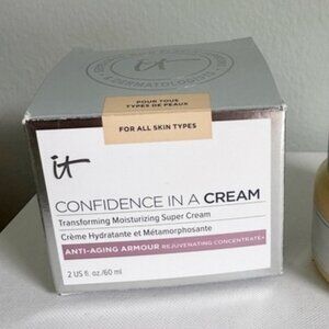 NIB- IT Cosmetics Confidence in a Cream Anti-Aging Hydrating Moisturizer 2oz